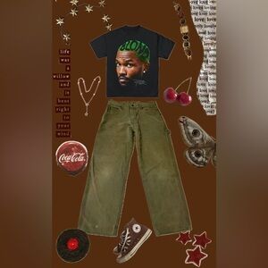 Dickies Green Cargo Pants 30x30